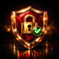 Play99exch Trusted and Secure 256-bit SSL 3D shield icon